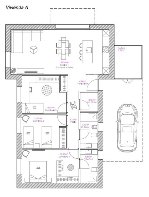 INCREIBLE CHALET EN VENTA EN AMIL, SALVATERRA DO MIÑO