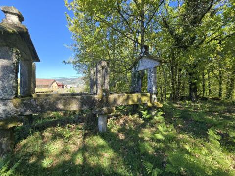 Finca con  casa,  molino y hórreo + bosque en Mondariz